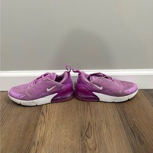 Nike air max 270 Kids Purple Sneakers.